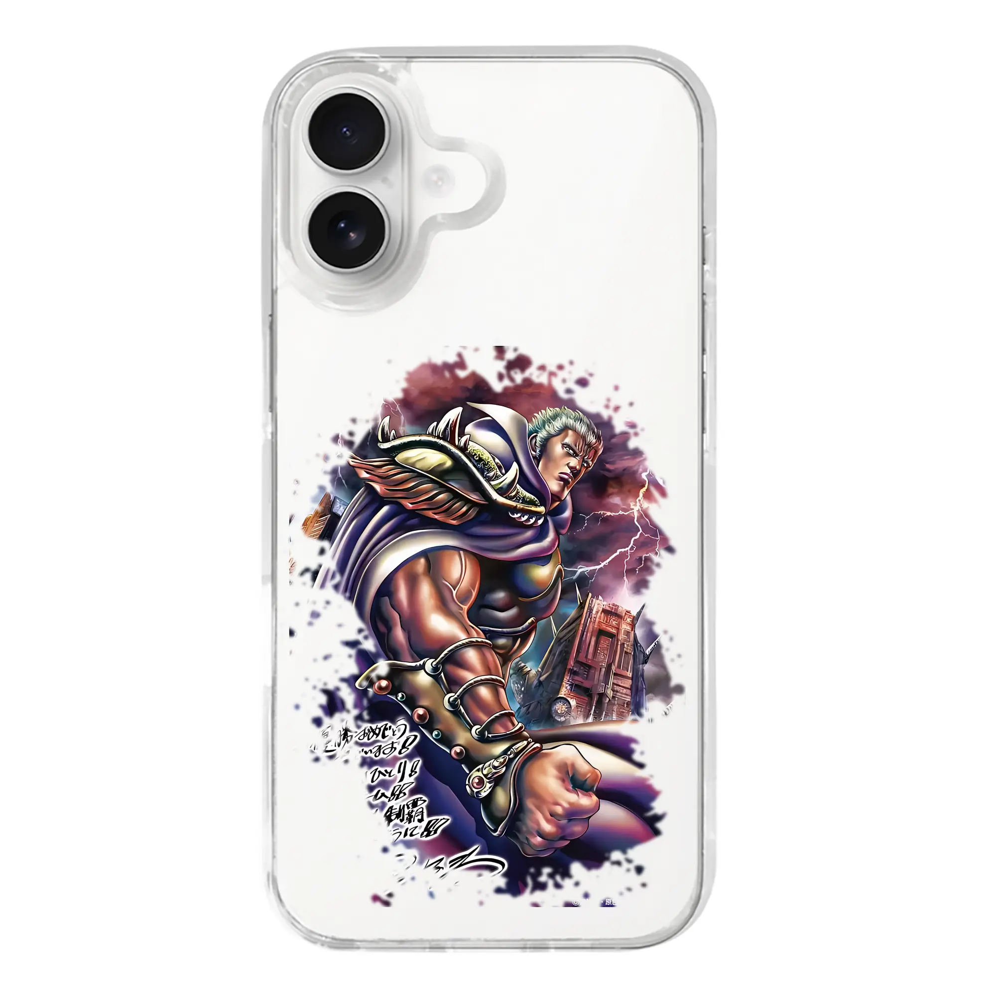 北斗の拳 グッズ,ラオウ - iPhone 17シリーズ 透明スマホケース – 薄型・耐衝撃・精密フィット保護カバー